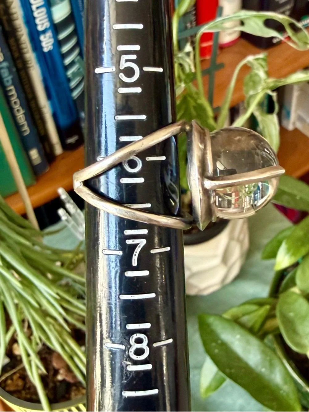 Acid Queen Crystal Divination Ring, US 6.5 - Picture 10 of 11